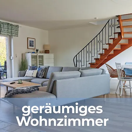 Holiday home Oll Smee 9 - Huus Twee Mit Eingezaeunten Garten, Weitblick, Kamin Und Strandkorb *