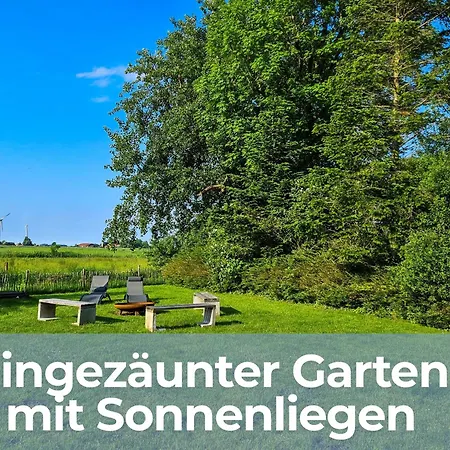 Oll Smee 9 - Huus Twee Mit Eingezaeunten Garten, Weitblick, Kamin Und Strandkorb Holiday home