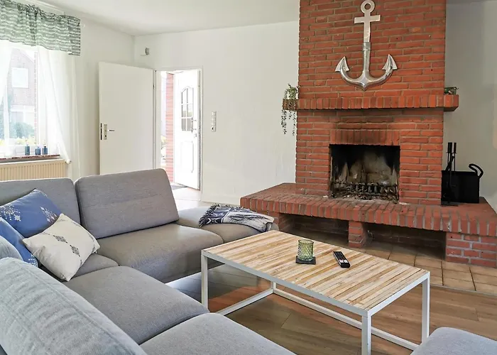 Σπίτι διακοπών Oll Smee 9 - Huus Twee Mit Eingezaeunten Garten, Weitblick, Kamin Und Strandkorb