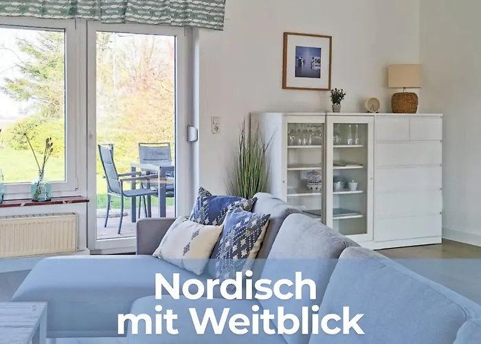 Oll Smee 9 - Huus Twee Mit Eingezaeunten Garten, Weitblick, Kamin Und Strandkorb Werdum